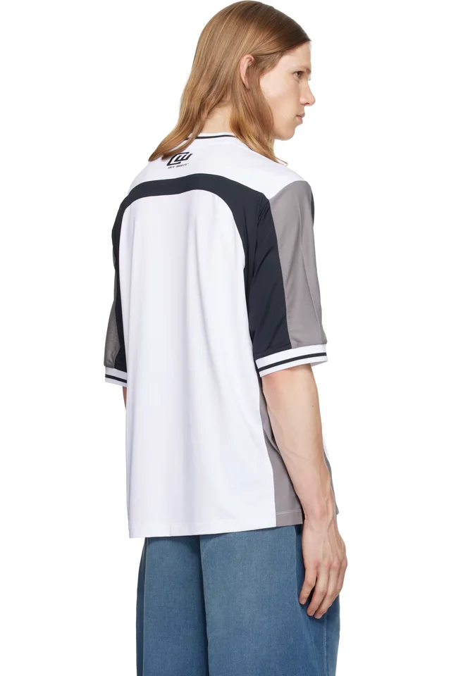 Off-White White & Black Team Soccer S/S T-shirt, photo 3 of 4 from SSENSE
