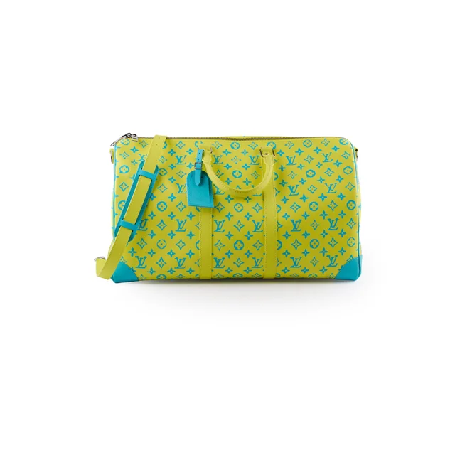Louis Vuitton Monogram Neon Color Keepall Bandouliere 50 Bag in Coated canvas from The Purse Affair