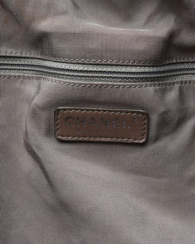 Chanel CC Denim Quilted XL Spirit Cabas Tote Bag in Denim from A Retro Tale, photo 7 of 9