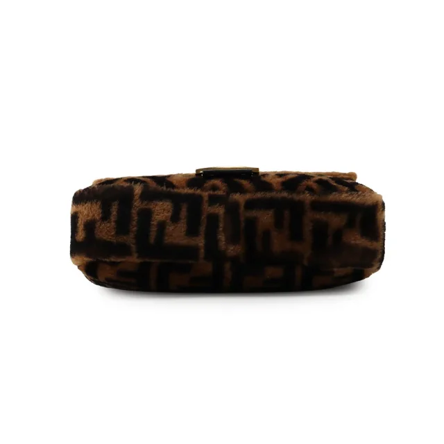 Fendi Zucca mamma bucket Brown/Black8BR600 Fur Leather in Brown Leather from GALLERY RARE, photo 2 of 15