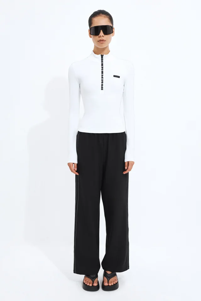 Athletica 1/4 Zip Active Top in White from Aje, photo 1 of 1