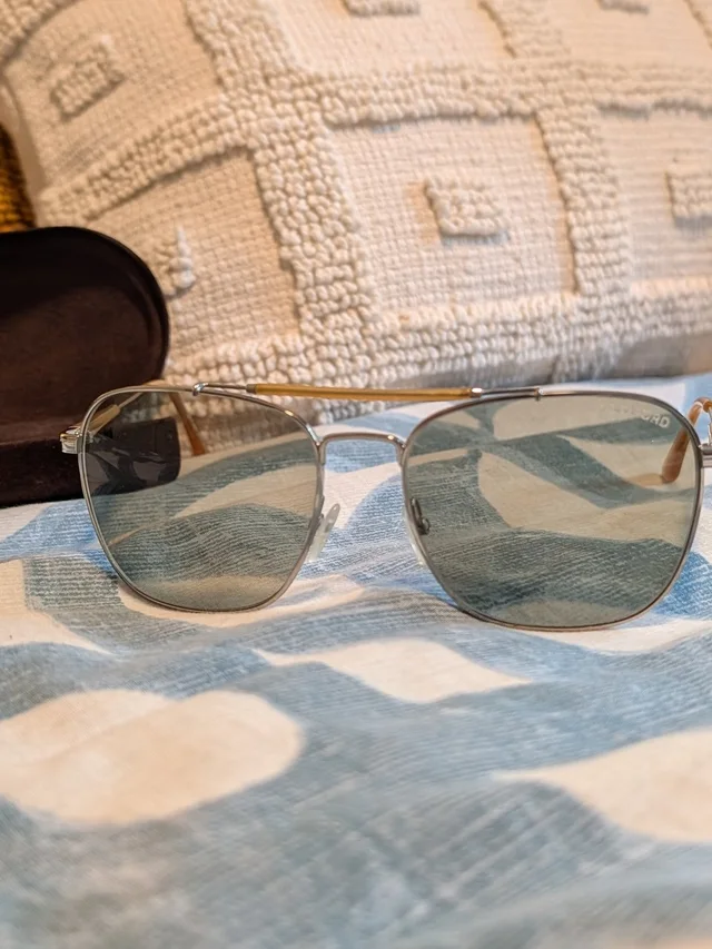 Tom Ford Edward Tf377 Sunglasses In Color 14n in silver|gray from Poshmark