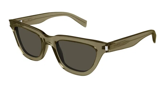 Saint Laurent Sl Sunglasses — Taupe Acetate in Taupe from HEWI