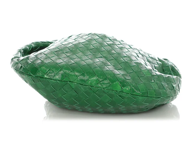 Bottega Veneta Metallic Green Patent Teen Jodie in Green Patent leather from Ann's Fabulous Finds, photo 7 of 9