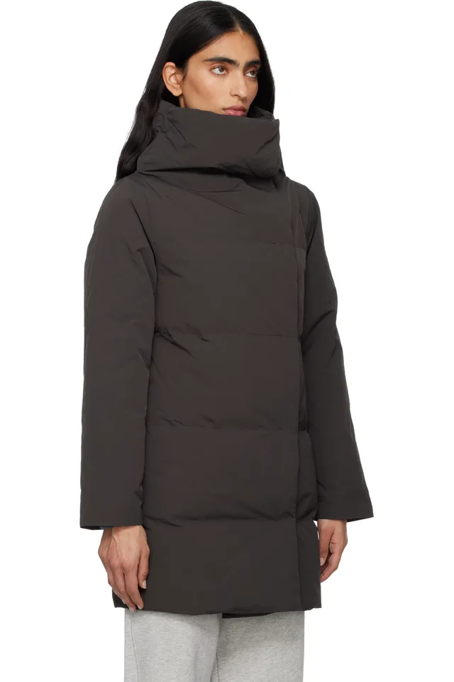 Paloma Wool Brown Pruit Down Jacket, photo 2 of 4 from SSENSE