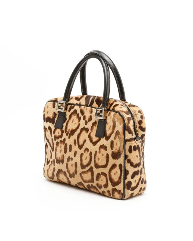 Fendi Ponyhair Leopard Bag in Leather from A Retro Tale, photo 3 of 9