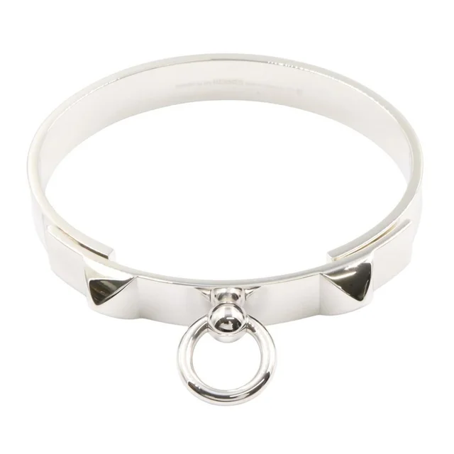 Hermès Collier De Chien Bangle Lg Accessory Sterling Silver 925 in gold from Poshmark