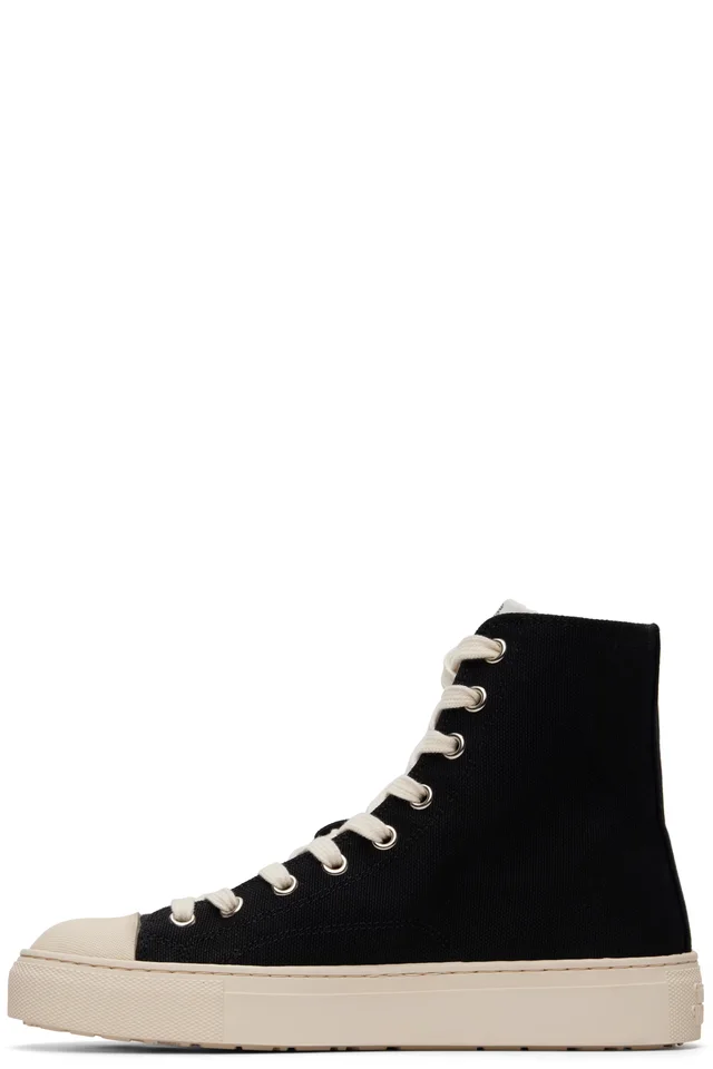 Vivienne Westwood Black High Top Plimsoll Sneakers, photo 3 of 5 from SSENSE