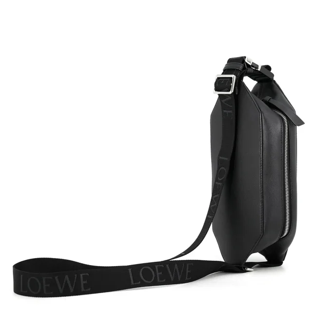 Loewe Convertible Sling Body Bag BlackB777NCNX03 Calf Leather in Calfskin from GALLERY RARE, photo 2 of 4