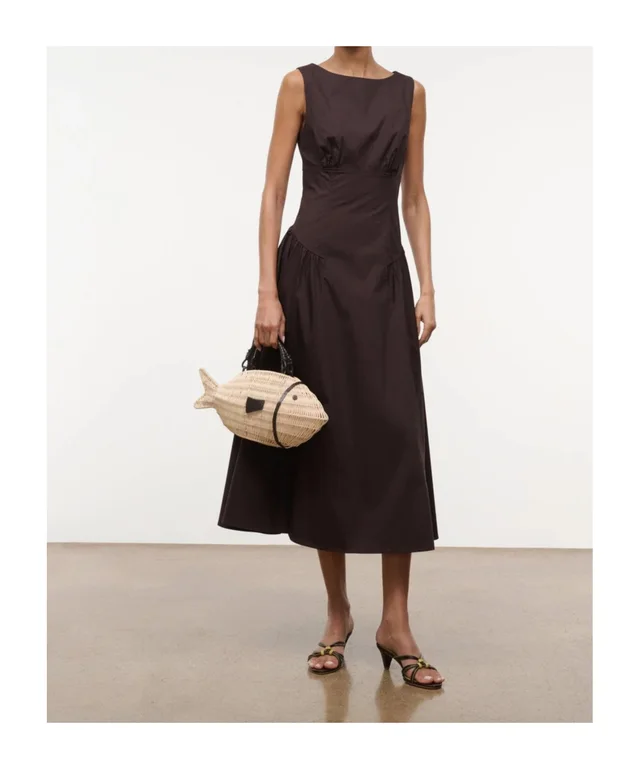 Staud Sleeveless midi dress, photo 3 of 6 from SENSER