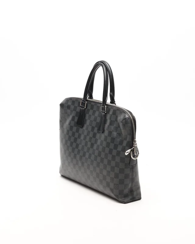 Louis Vuitton Damier Graphite Porte-Documents Jour Business Bag in Grey from A Retro Tale, photo 3 of 9