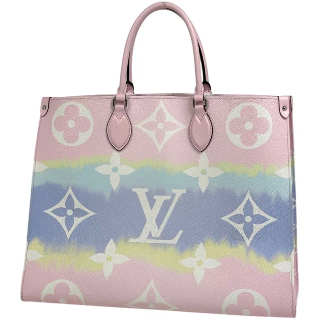 On The Go GM LV Escale Tote Bag Monogram Giant Pastel from The Reluxe