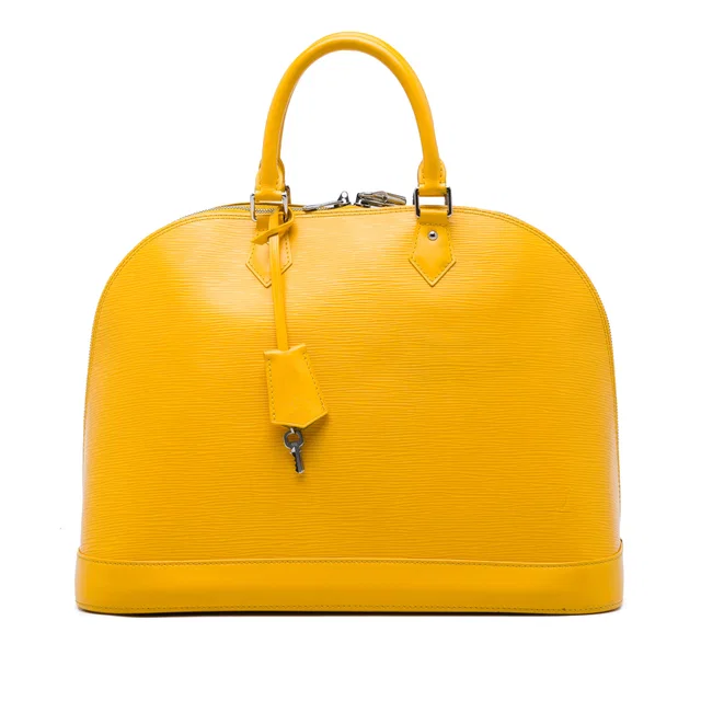 Yellow Louis Vuitton Epi Alma GM Handbag in Yellow Leather from Designer Revival