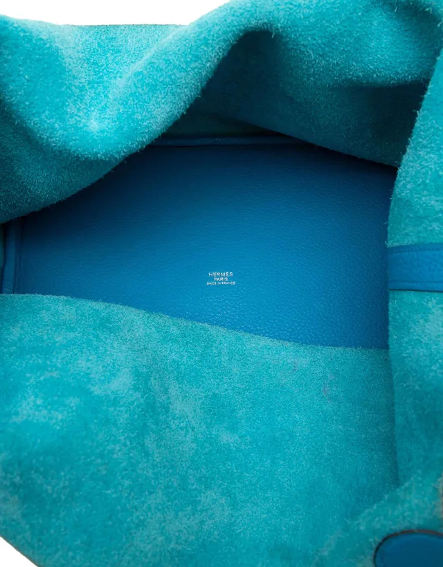 Hermès Picotin 26 Clémence Bleu Zanzibar in Blue Clemence leather from SACLÀB, photo 5 of 5