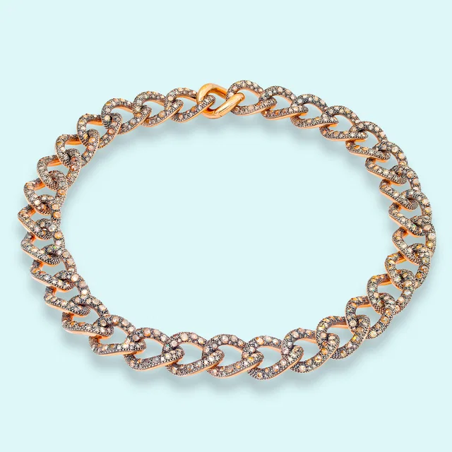 Pomellato Tango necklace in Brown Rose Gold from Gray And Sons