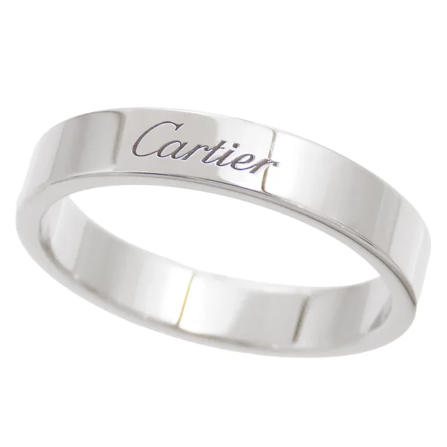 C de Cartier Wedding Ring Platinum 950 61 from The Reluxe