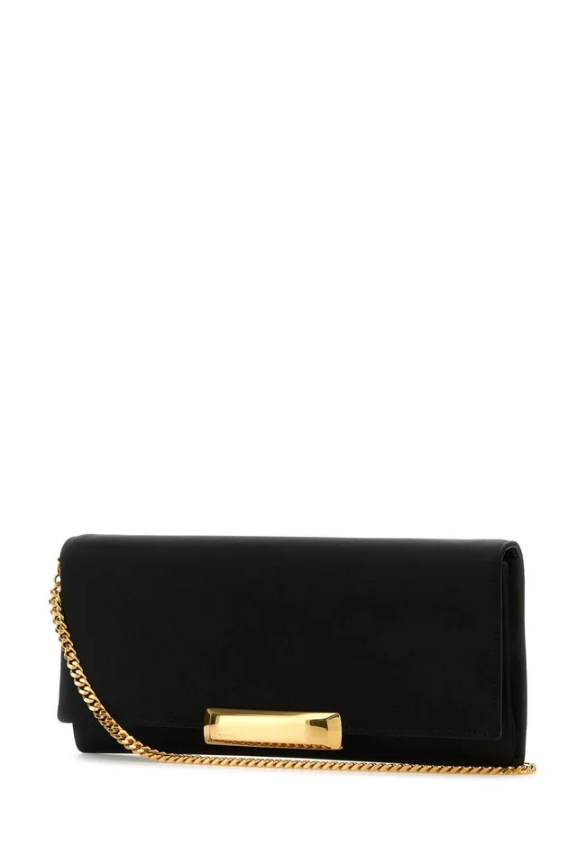 Tom Ford Gold-Trimmed Clutch — Black in Black from HEWI, photo 2 of 2