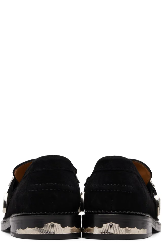 Toga Virilis SSENSE Exclusive Black Metal Loafers, photo 2 of 5 from SSENSE