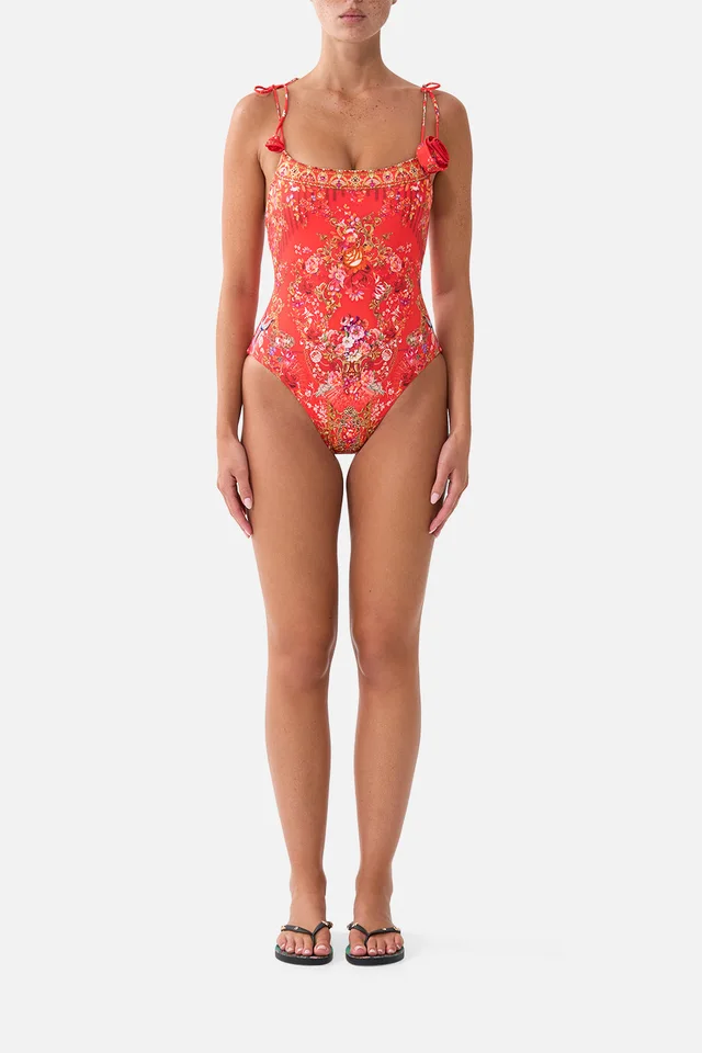 Camilla eBoutique STRAIGHT NECK ONE PIECE WITH ROSETTE DETAIL OLÉ OLÉ from CAMILLA, photo 1 of 1