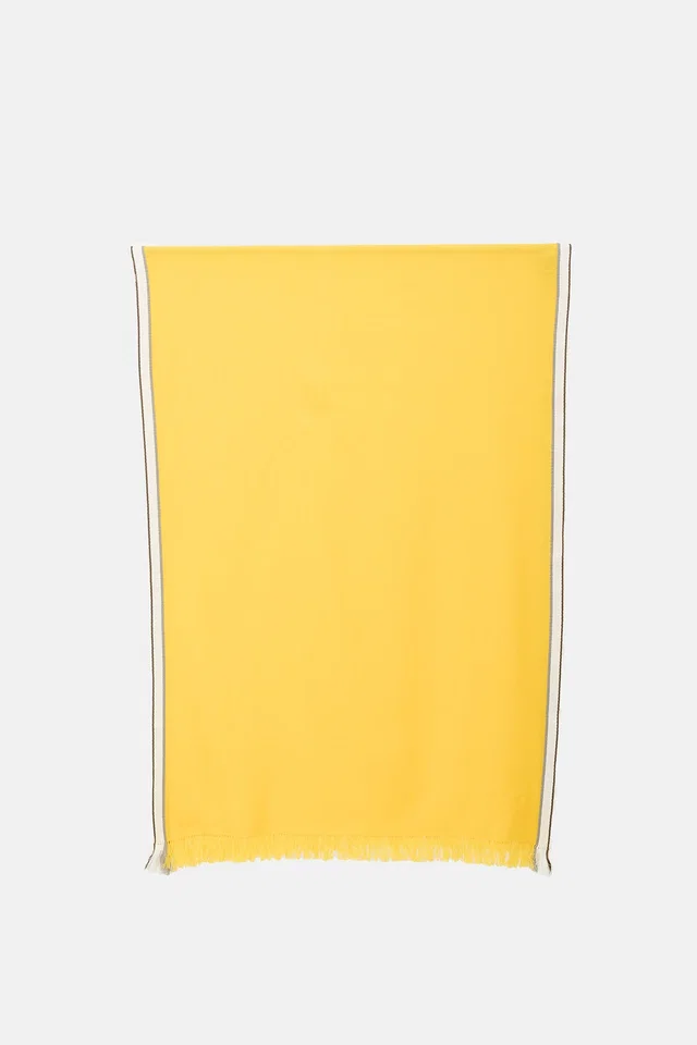 Hermès Cashmere & Silk Fringe Scarf in Silk from VSP Consignment