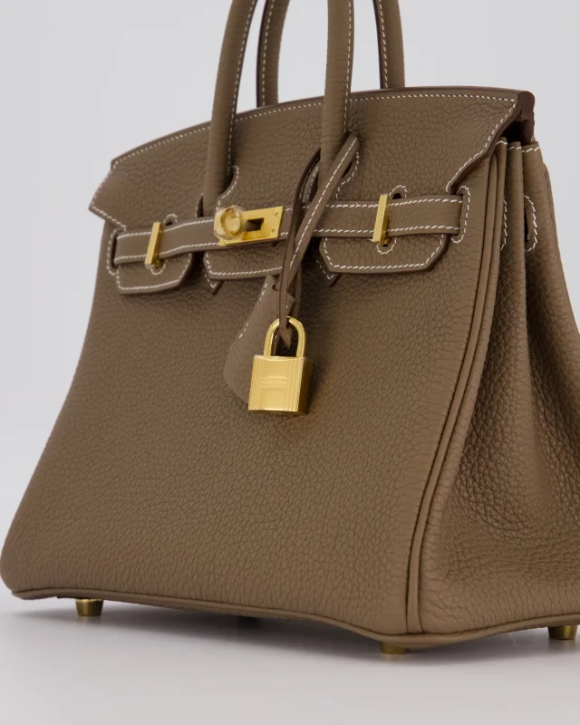Hermès Birkin 25 Retourne Bag in Taupe Togo leather from Sellier, photo 12 of 12