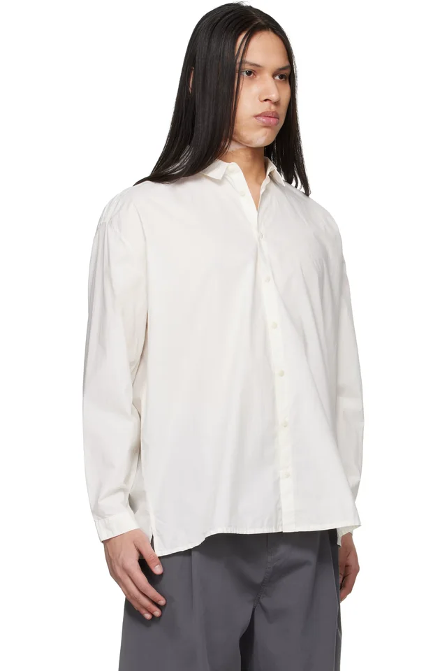 Toogood Off-White 'The Draughtsman' Shirt, photo 2 of 4 from SSENSE