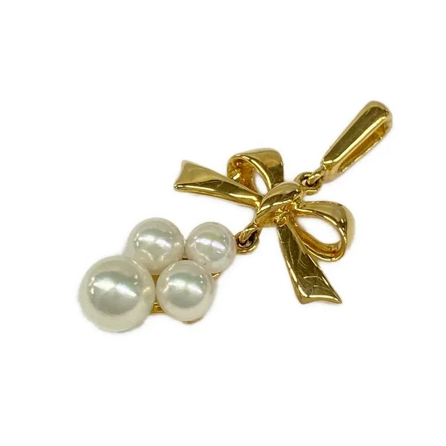 Mikimoto 18k Yellow Gold Pearl Pendant #349495m67b in yellow from Poshmark