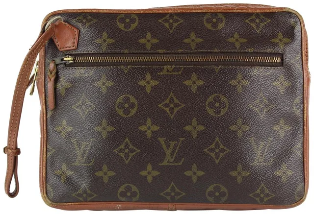 Louis Vuitton Monogram Pochette Dragonne Wristlet Bag in Canvas from Bagriculture