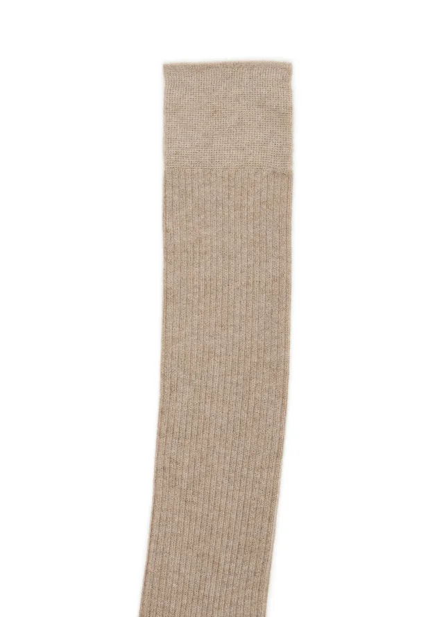 MAX MARA Oxiria socks in Beige 100% cashmere, photo 3 of 3 from 24S (US)
