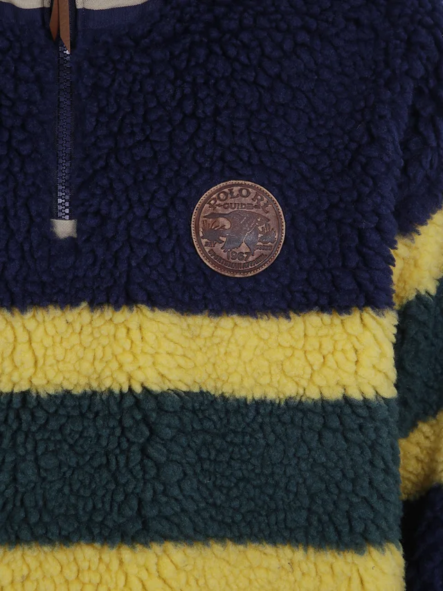 Polo Ralph Lauren Roll-Neck Striped Logo Patch Jumper, photo 3 of 7 from SENSER