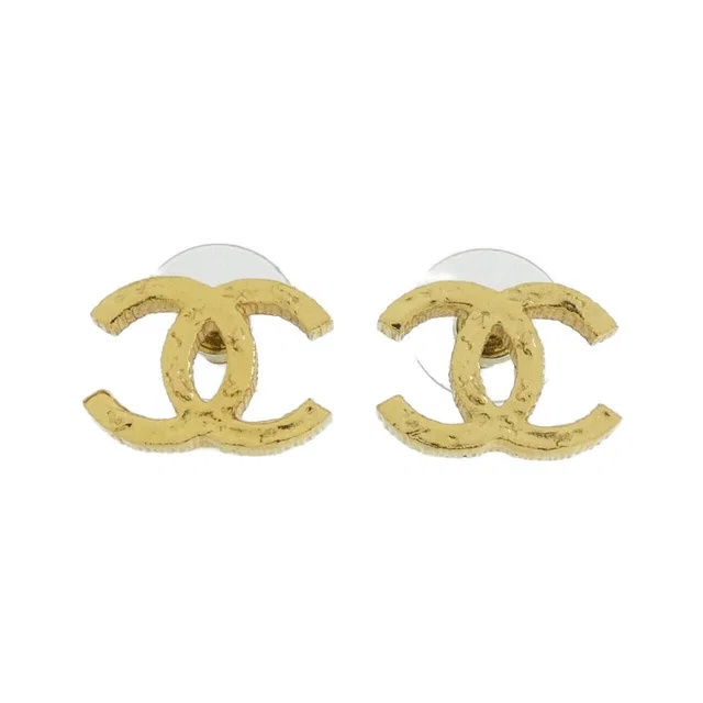 Chanel Earrings Gold in Gold from The Reluxe