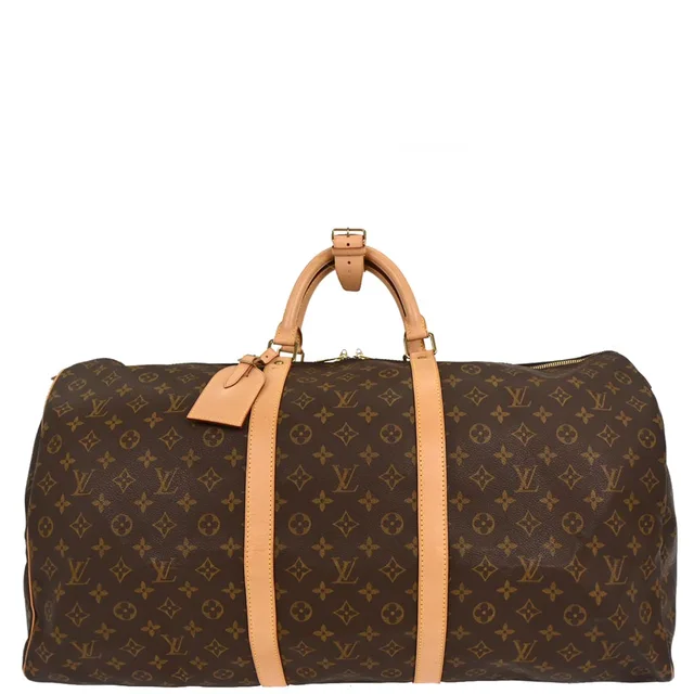 Louis Vuitton 2001 Monogram Keepall 60 Duffle Bag M41422 in Coated canvas from AMORE Vintage Tokyo
