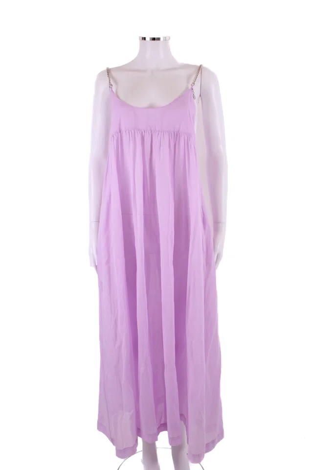 Stella McCartney S/ Falabella Chain Strap Dress Lilac S in Purple from Luxury Promise