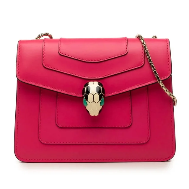 Bvlgari Serpenti Forever Crossbody Chain Shoulder Bag, Pink Leather, Women's in multicolor Leather from Grailed