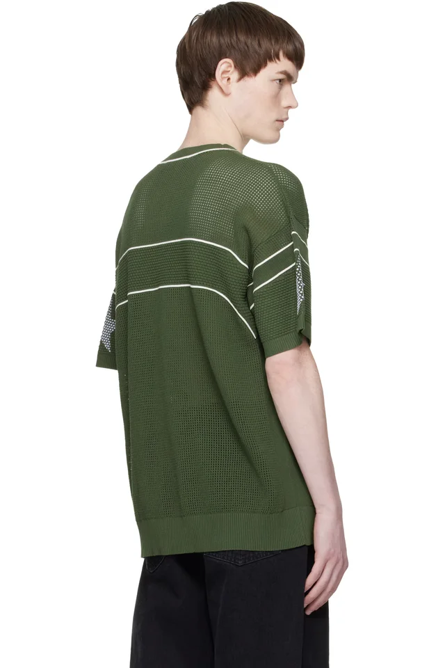 Green 'Amiri' Sport T-shirt, photo 3 of 4 from SSENSE