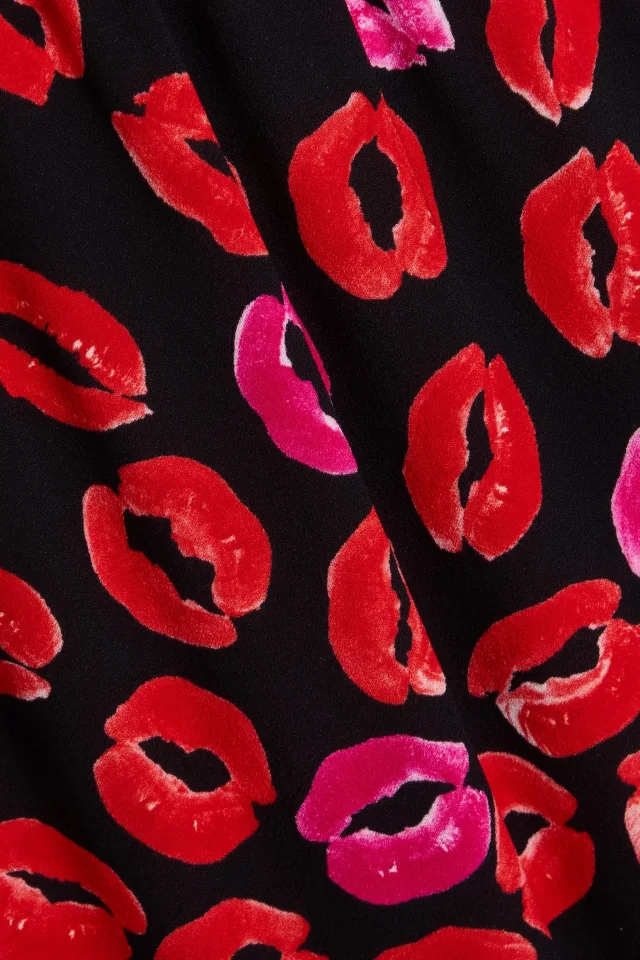 Marni Printed Crepe Skirt in Tomato red, photo 4 of 4 from THE OUTNET