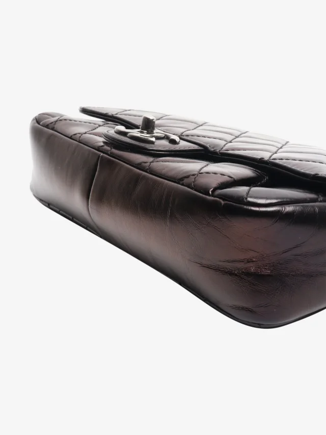 Chanel Black 2015 lambskin quilted flap bag in Black Lambskin from Sign of the Times, photo 4 of 7