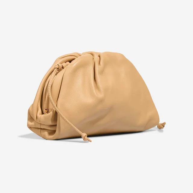 Bottega Veneta Pouch Mini Lamb Beige in Beige Lambskin from SACLÀB, photo 5 of 8