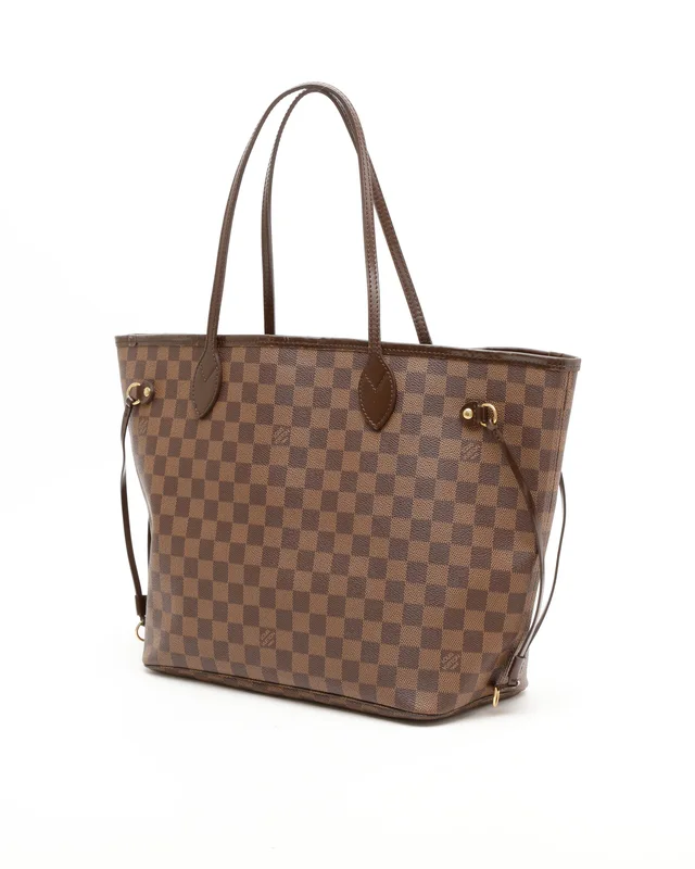 Louis Vuitton Damier Ebene Neverfull MM Tote Bag in Brown Canvas from A Retro Tale, photo 2 of 9