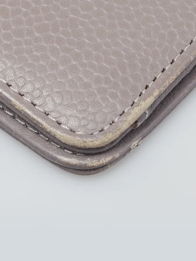 Chanel Grey Caviar Leather CC Timeless L Yen Wallet in Grey Caviar leather from Yoogis, photo 4 of 13