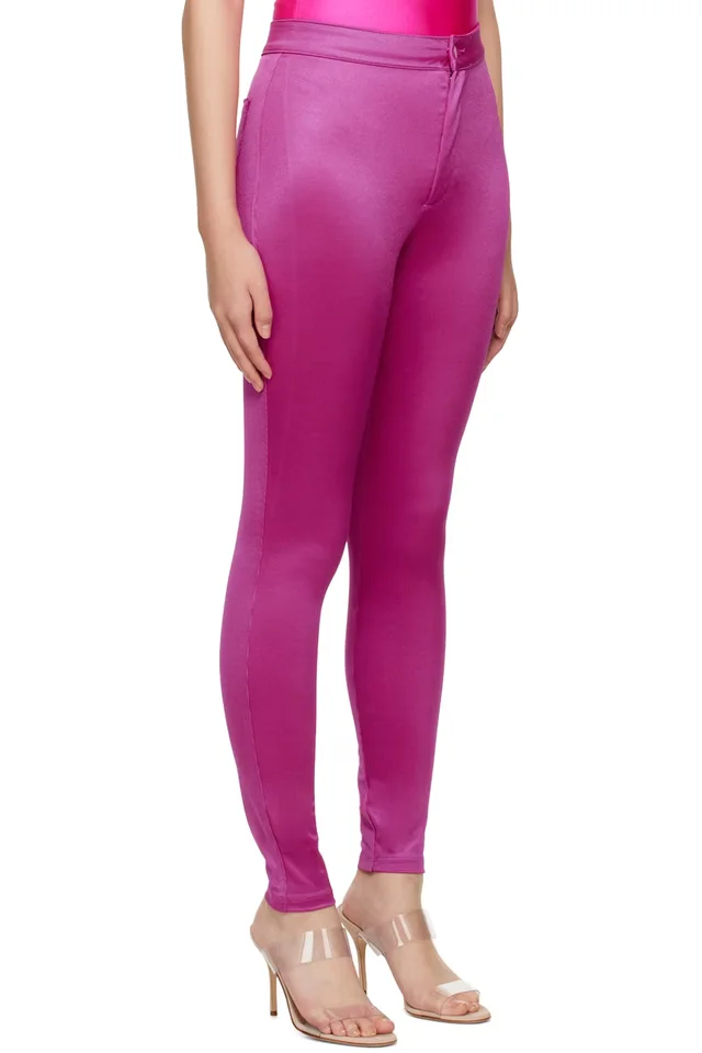 SKIMS Pink Disco Trousers, photo 2 of 4 from SSENSE
