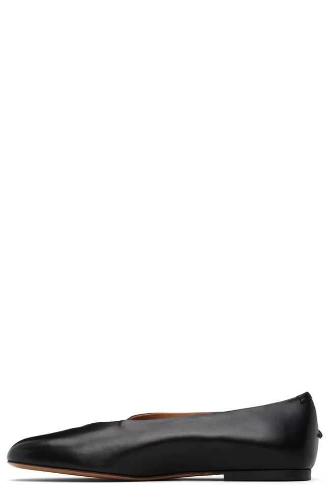 Jil Sander Black Elyss Ballerina Flats, photo 3 of 5 from SSENSE