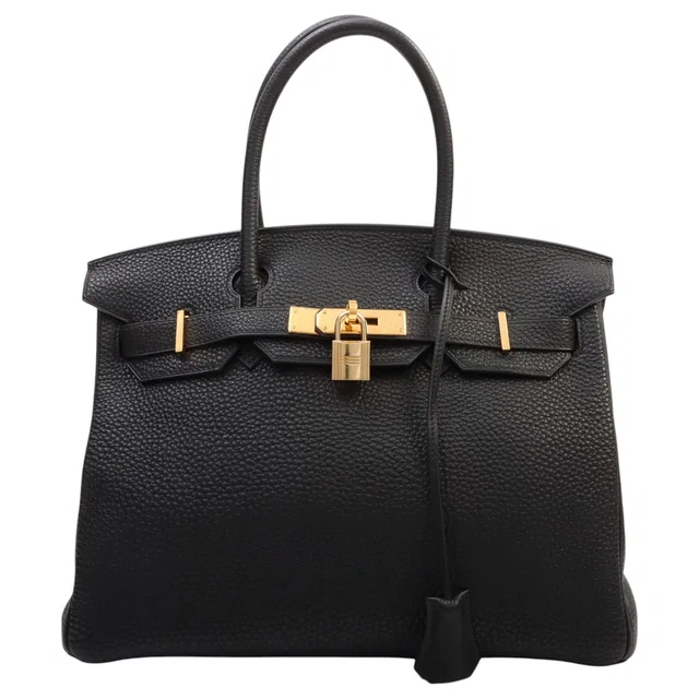 Hermès 2009 Birkin 30 Black in Black Togo leather from VINTAGE QOO TOKYO