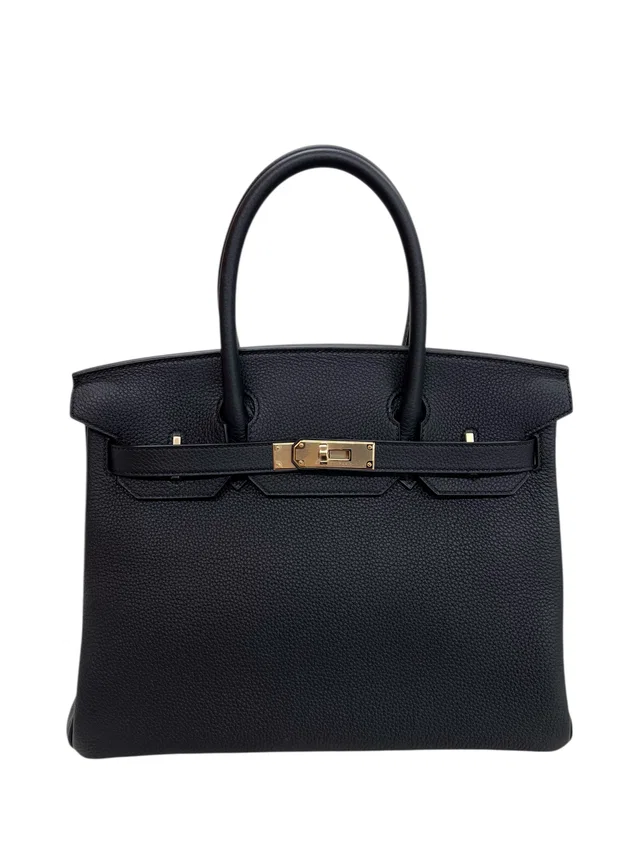 Hermès Birkin 30 Black Togo PMBHW #K in Black Togo leather from Luxury Promise