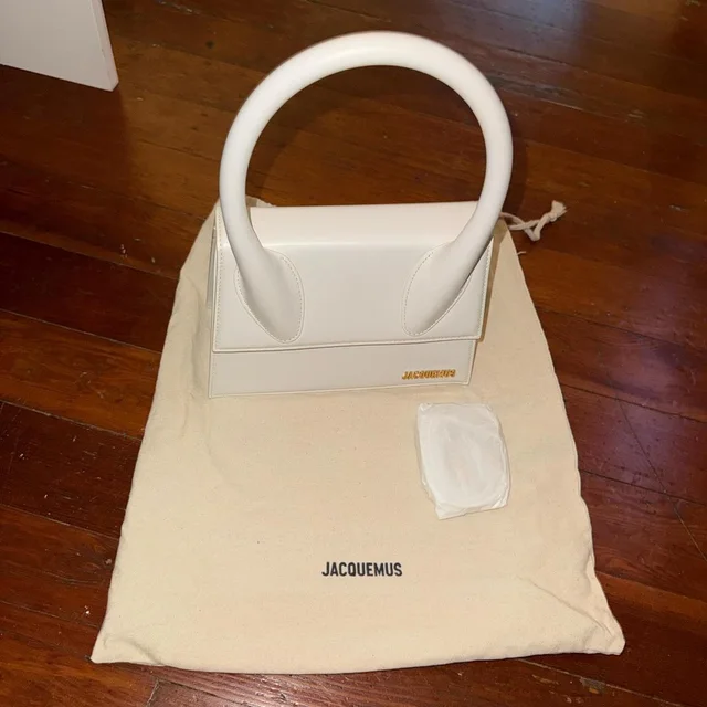Jacquemus Women's Crossbody bags - White in white from Depop, photo 1 of 1