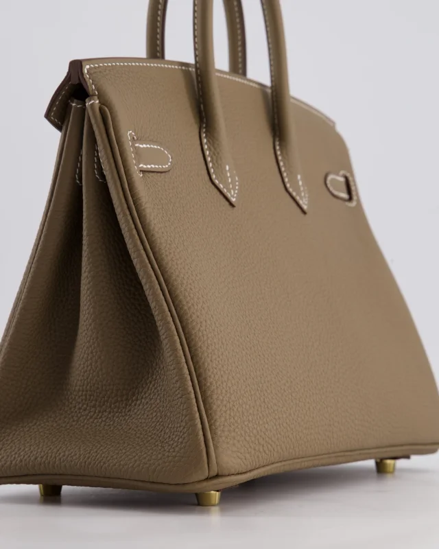 Hermès Birkin 25 Retourne Bag in Taupe Togo leather from Sellier, photo 14 of 21