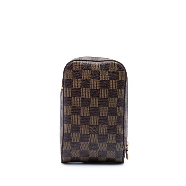 Brown Louis Vuitton Damier Ebene Geronimos Crossbody Bag in Brown Canvas from Designer Revival