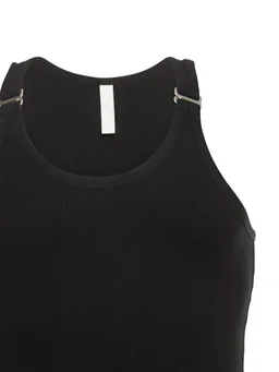 Dion Lee T-shirt with straps and metallic details in 98% Cotton, 2% Elastane, photo 4 of 5 from LUISAVIAROMA