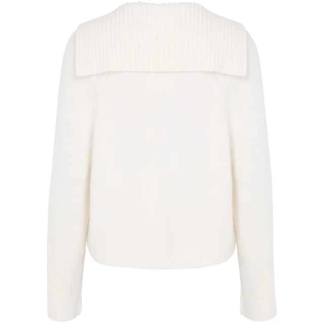 LISA YANG Mora cashmere cardigan in Beige 100% cashmere, photo 3 of 6 from 24S (US)