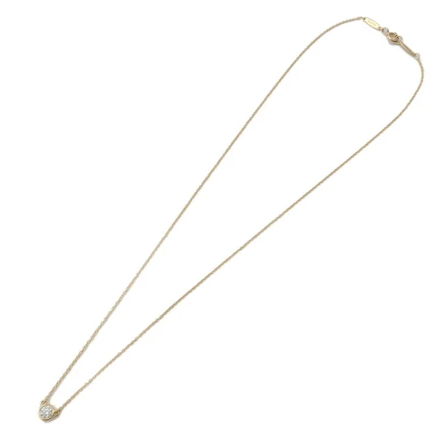By The Yard 1P Diamond Necklace 0.17ct Yellow Gold Used F/S | Tiffany&Co. | Buy at in Yellow from Truefacet